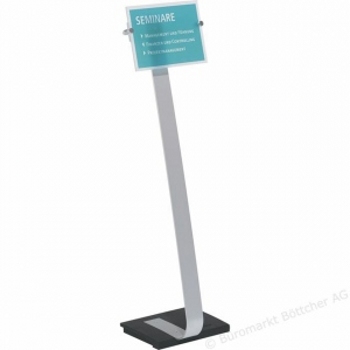 crystal sign stand A4 paysage